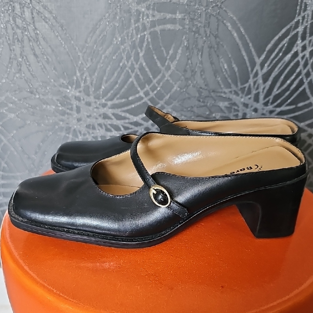 Black Mary Jane, Mules, Heels. 37.5M